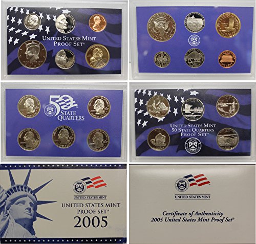 1999 S -2008 Набор от Монетния двор на САЩ, Плакированный Стартов комплект, на разменни монети 109