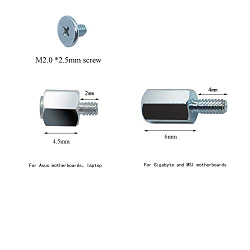 Комплект крепежни винтове SSD M. 2 за дънни платки на Asus/msi, с охлаждаща поставка Nvme m2