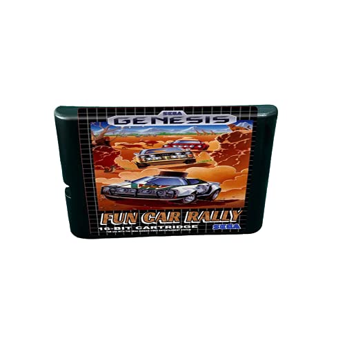 Aditi Fun Car Rally - 16-битов игри касета MD конзола За MegaDrive Genesis (японски корпус)