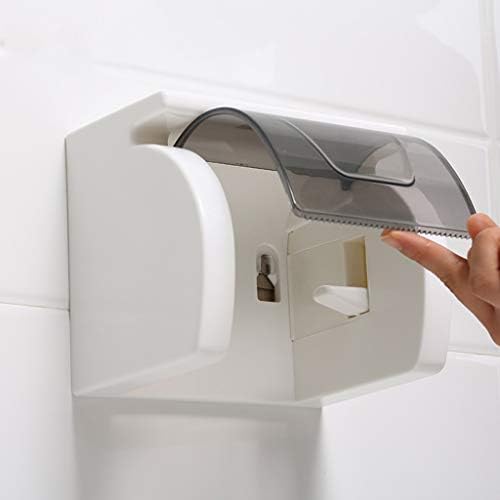 ZLDXDP Кутия За Тоалетни Кърпички Рафтове За Тоалетна Хартия Тава за Роли Баня Водоустойчив Притежателя на салфетки