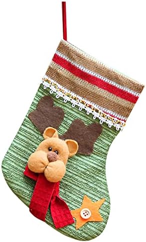 Коледни висулки NEARTIME, Чорапи, Подаръчни комплекти, висулки, във формата на елхи, Декоративни Чорапи, Коледа,