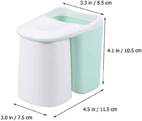XJJZS Brushing Cup Holder - Държач за четка за зъби, Компактен Държач за четка за зъби с Мундштуком-Чаша за тоалетна