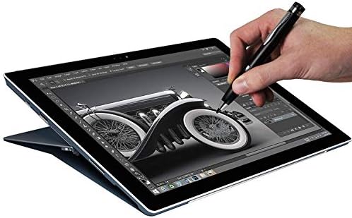 Активен цифров стилус Broonel Black Fine Point е Съвместим с преносими игрални лаптоп ASUS TUF504GD-E4606T 15
