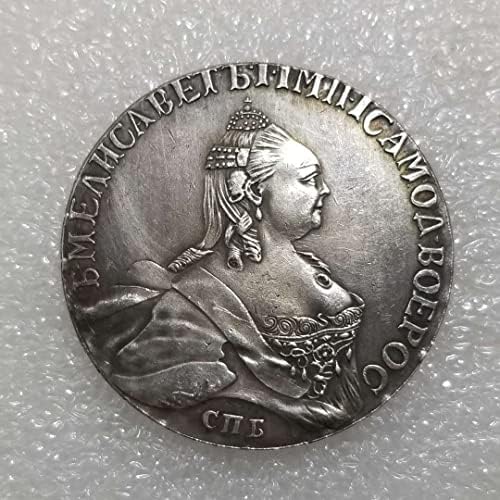 Старинни Занаяти 1760 Руски Сребърен Долар Юан Датоу Монета Възпоменателна Монета Дава 2293