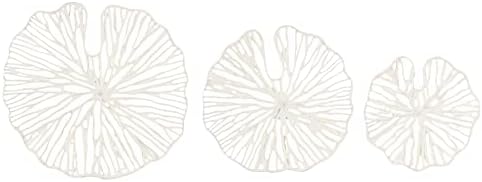 Креативен Кооперативна декор от хартия и метал под формата на бял корал ръчно изработени (Комплект от 3 размера)