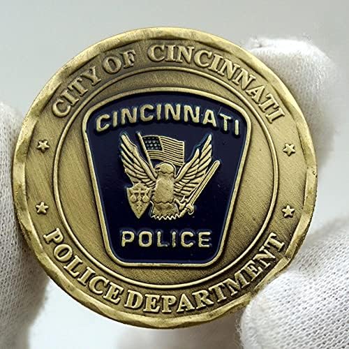 Полицейско управление на град Синсинати в Съединените Щати са подбрани Сувенирни Монета С Медна покритие Възпоменателна
