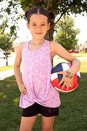 Волейбольный Софтбольный подарък за Момичета-Отборни играчи, Определени временни татуировки от 24 броя (Волейбол)
