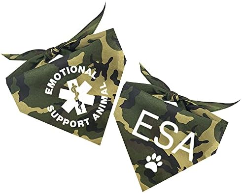 Набор от bandhan ESA & Emotional Support Animal за кучета (съдържа две кърпи)