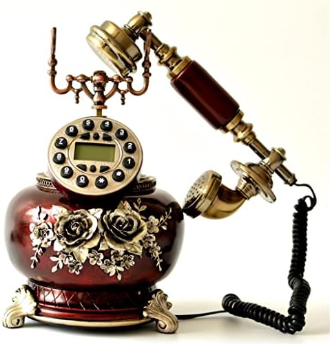 MMLLZEL Антикварни Телефонни Занаяти Стари Метални Стационарни Домашни Декоративни Орнаменти Телефон