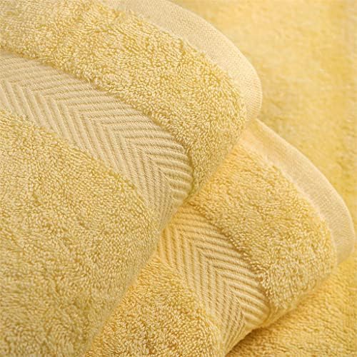 Набор от меки кърпи / хавлии SAWQF Памук, кърпи за баня, Кърпи за ръце, Гъба, Добре Абсорбиращи, Хотелски качество