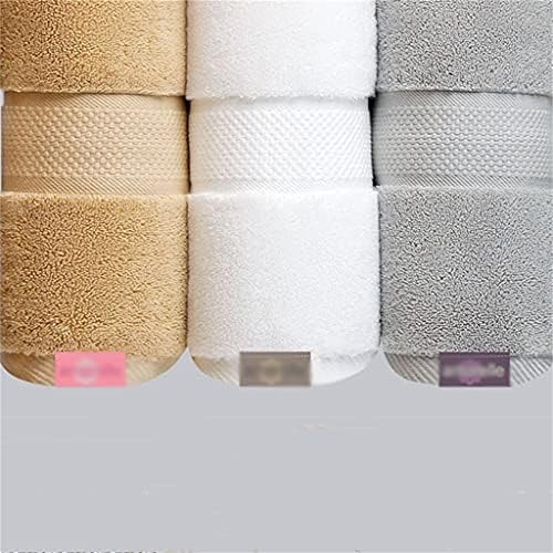 Кърпи за баня JEONSWOD, комплект от 3 теми, Женски кърпи от Чист памук за възрастни, Голямо Впитывающее Утолщенное Увит с Кърпа за мъже (Цвят: B размер: както е показано)