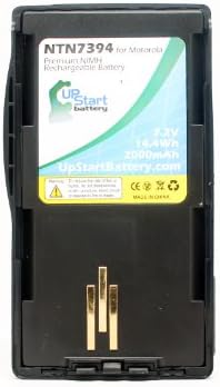 Комплект от 2 теми - Смяна на батерията на Motorola VISAR - Съвместим с батерия двупосочна Motorola NTN7394 (2000 mah 7,2 В NI-MH)