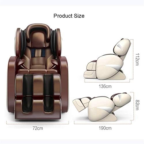 Стол за масаж на цялото тяло TFJS Zero Gravity Shiatsu Recliner 8D Smart Massage с топъл от Въглеродни влакна