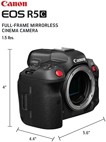 Canon EOS R5 C (корпус) - Компактен беззеркальная помещение Cinema EOS - Полнокадровый процесор 8K IS и DIGIC X, вграден