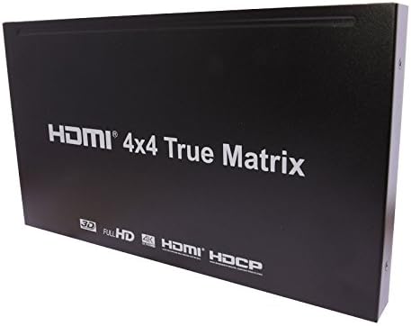 axGear 4x4 HDMI True Matrix Switch Сплитер Избора Дистанционно Управление 3D 1080P 4 в 4 Изхода