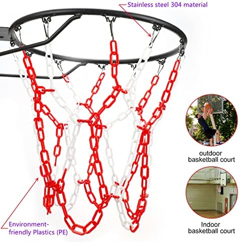 Yyiwhmy Подмяна на баскетболна мрежа Сверхпрочное, от смола материал, Антикоррозийное Използването на Вътре и на открито Стандартно