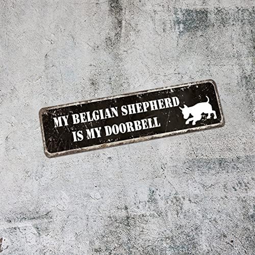 Моята белгийски Овчарки-това е Моят Звънец, Метална Табела, Знаци за домашни Любимци, Стенен Декор, Забавна