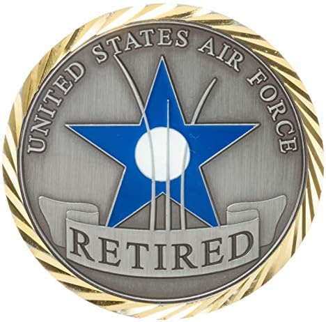 Военновъздушни сили на Сащ в оставка USAF Кариера на служба на нацията Challenge Coin