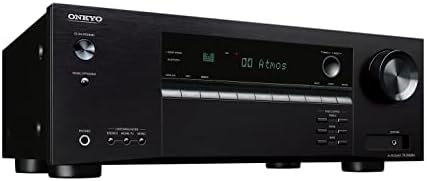AV приемник Onkyo TX-SR494 със звук 4K Ultra HD | Dolby Atmos | DTS: X | Hi-Res (модел 2019 година)
