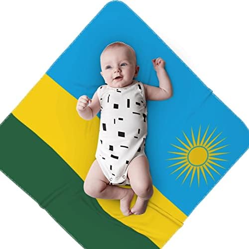 Флаг на Руанда, Детско Одеало, Като Одеало за Бебета, Калъф за Свободни Новородени, Обвивка