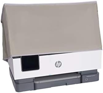 Идеален прахоустойчив калъф, Сребристо-сив найлонов калъф за безжичен принтер HP OfficeJet Pro 8028 Всичко в едно, Антистатични