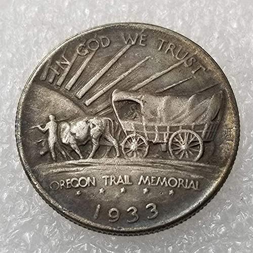 Свободно имитируйте на Възпоменателна монета на Съединените Щати от 1933 г. - Старата монета Morgan Eagle Чета историята