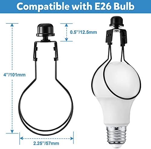 Комплект от 2-те бутылочных лампи Направете комплект лампи от повечето детайли, включително 8-фута на захранващия кабел, лампа