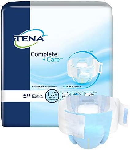 Гащи TENA Complete + Care, При инконтиненция, за Еднократна употреба, Средната абсорбция, по-Голяма, 24 броя, 1 опаковка