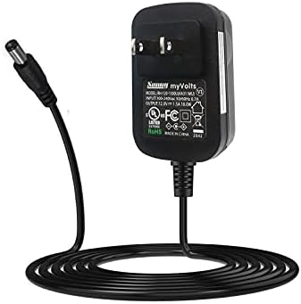 Захранващ Адаптер MyVolts 12V, Съвместим с медиаплеером Sony SMP-в n100 /Уплътнител за него - US Plug