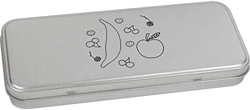 Метална Лидице кутия за канцеларски материали Azeeda Fruit Medley на панти / Кутия за съхранение (TT00191893)