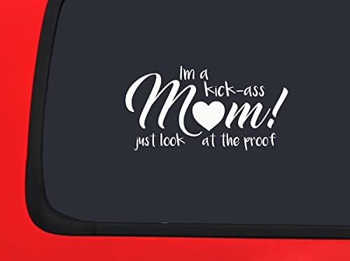 Стикер за колата, Аз Кайфовая майка, Просто Погледни Доказателство за Семейната Любов на Родителите, Забавен Стикер На