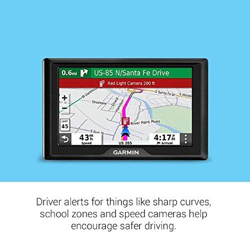 Garmin Drive 52 и автомобилното движение: GPS навигатор с 5-инчов дисплей е Оборудван с удобочитаемыми меню