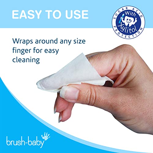 Дентални кърпички за улесняване на никнене на млечни зъби Brush Бебе на възраст от 0 до децата - Естествен начин премахват