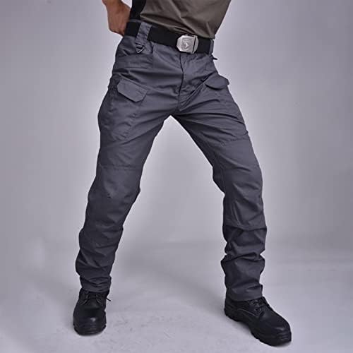 Панталони за Мъже,Мъжки Ежедневни Панталони-Карго, Гъвкави Армейските Камуфляжные Военни Панталони, Участък-Карго,