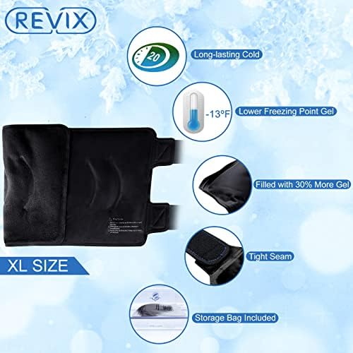 REVIX XL Пакет с лед за операция за подмяна на колянната става, Тайна с лед за глезените на краката при травми, Множество
