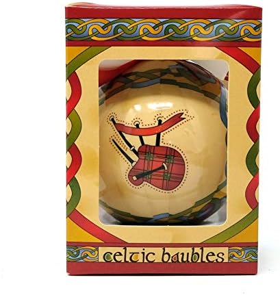 Шотландски Украшения за Декупажа Ръчна изработка - Културата на Шотландия Снежни топки Украса за Коледната елха 7,5 см Кръгла