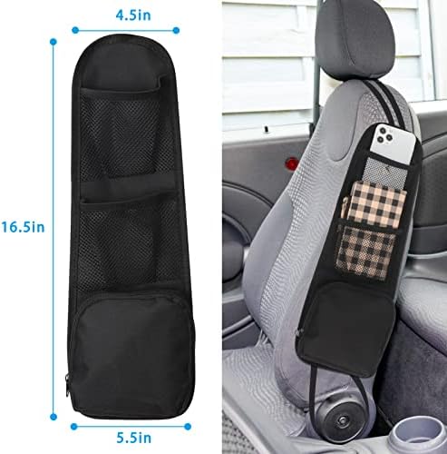 Страничната Органайзер за автомобилни седалки (2 опаковки), Подвесная чанта За съхранение на Автомобилни Седалки, Подходящи за повечето Автомобилни седалки предни