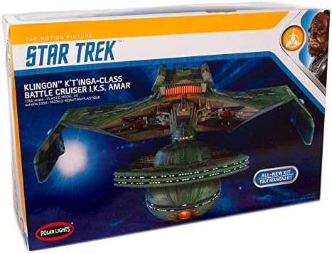 Комплект мащабни модели на Polar Lights Star Trek Klingon K t ' dimitar 2T 1:135