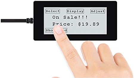 2.9 Zoll e-Paper Touch Display für Raspberry Pi Pico 296×128 E-Ink Touchscreen Anzeigemodul Zweifarbig Schwarz/Weiß