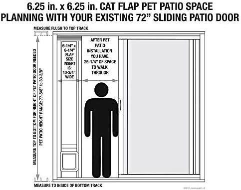 Ideal Pet Products Алуминиева задвижваната двор за домашни любимци, Регулируема височина от 77-5/8до 80-3 /8, Размер