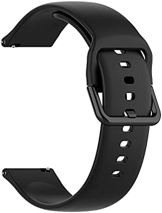Въжета HOMTERN Ширина 20 мм, съвместим с SAMSUNG Galaxy Watch Active 2/Galaxy Watch 4 Classic, както и GARMIN Vivoactive 3/Vivomove, Силиконови Гъвкави здрави въжета L & S Set за жени и мъже