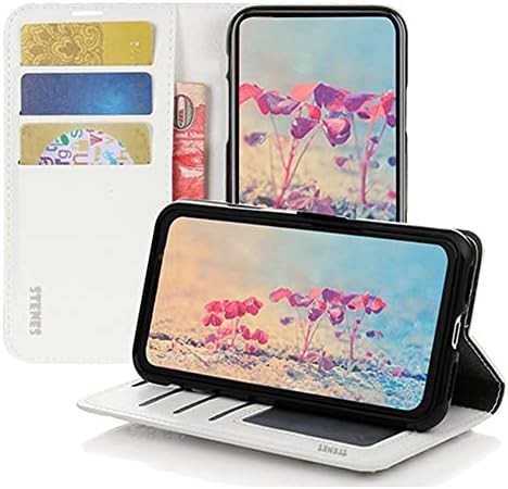 Чанта-портфейл STENES Bling за телефон, съвместим с LG K51 - Стилен - Кожен калъф ръчна изработка с луксозни цветове, Ръчно