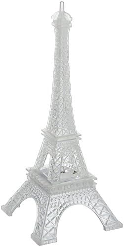 Led лампа Homeford Acrylic Eiffel Tower LED Light (5 инча, бял)