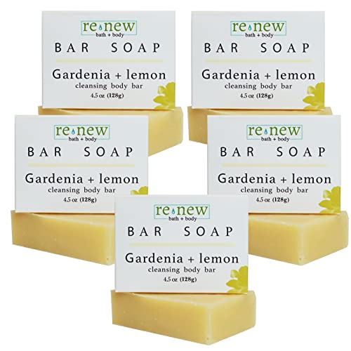 естественият сапун rebath + body, 5 Опаковки, Гардения и Лимон