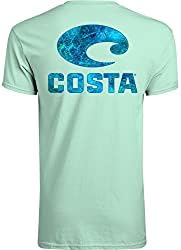 Мъжка риза с къс ръкав Costa Del Mar от Замшелого Дъб Coastal Crewneck