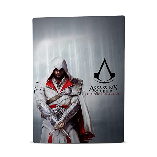 Дизайн на корпуса за главата Официално Лицензиран Assassin ' s Creed Master Убиец Ezio Auditore Brotherhood Графика Винил Front панел Детска Стикер на кожата е Съвместима с конзолата на Sony P