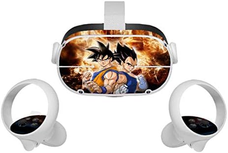 The Super Saiyan God Movie Oculus Quest 2 на Кожата VR 2 Кожи Слушалки и контролери Стикер, Защитен Стикер
