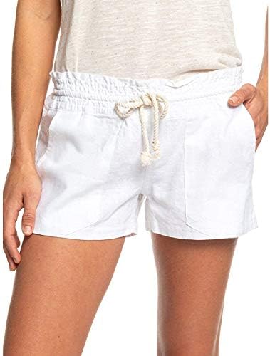 MIASHUI Къси Панталони за Жени, Дамски къси Панталони, Летни Ежедневни Панталони на Кръста, Еластични, Удобни Плажни Шорти
