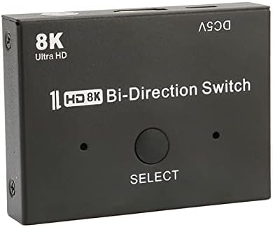 HDMI превключвател, 8K при 60 Hz 4K при 120 Hz 1 2 Изход HDMI Газа и е с капацитет 48 gbps От Алуминиева Сплав
