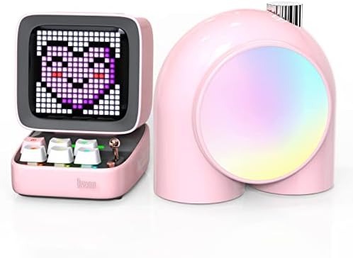 Divoom Ditoo - Комплект за декорация на играта на масата с Bluetooth-високоговорител и лампа настроението Planet-9